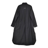 YAECA WRITE LONG SHIRT ONEPIECE ロングシャツワンピース 98104 ワンピース ブラック レディース ヤエカ【中古】5-0625M∞