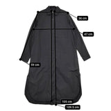 YAECA WRITE LONG SHIRT ONEPIECE ロングシャツワンピース 98104 ワンピース ブラック レディース ヤエカ【中古】5-0625M∞