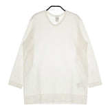 NO CONTROL AIR 強撚コットンニットジョーゼット NC041TF 製品洗い 長袖Ｔシャツ カットソー ロンＴ ホワイト レディース ノーコントロールエアー【中古】5-0625M∞