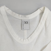 NO CONTROL AIR 強撚コットンニットジョーゼット NC041TF 製品洗い 長袖Ｔシャツ カットソー ロンＴ ホワイト レディース ノーコントロールエアー【中古】5-0625M∞