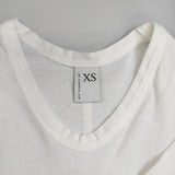NO CONTROL AIR 強撚コットンニットジョーゼット NC041TF 製品洗い 長袖Ｔシャツ カットソー ロンＴ ホワイト レディース ノーコントロールエアー【中古】5-0625M∞