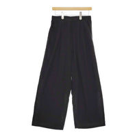 veritecoeur コンフォータブルパンツ 定価28600円 VC-2493B 2タックワイド パンツ 23SS ブラック レディース ヴェリテクール【中古】5-0216M♪
