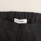 veritecoeur コンフォータブルパンツ 定価28600円 VC-2493B 2タックワイド パンツ 23SS ブラック レディース ヴェリテクール【中古】5-0216M♪