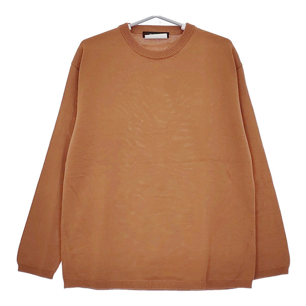 veritecoeur ユニセックスワイドクルーネックニット 定価30800円 VCK-276U サイズ2 ニット 24SS ブラウン ヴェリテクール【中古】5-0215M♪