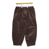 ROBE de PEAU R201 CORDUROY BUTTON PANTS 定価26400円 R201 サイズF パンツ ブラウン レディース ローブデポー【中古】4-1216T△