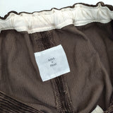 ROBE de PEAU R201 CORDUROY BUTTON PANTS 定価26400円 R201 サイズF パンツ ブラウン レディース ローブデポー【中古】4-1216T△