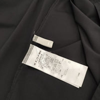 iCB フレンチスリーブ ストレッチ素材 ナイロン 半袖Ｔシャツ カットソー ブラック系 レディース アイシービー【中古】5-0515S∞