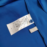 iCB リボンカラー 長袖 ポリエステル プルオーバー ブラウス シャツ ブルー レディース アイシービー【中古】5-0625M∞