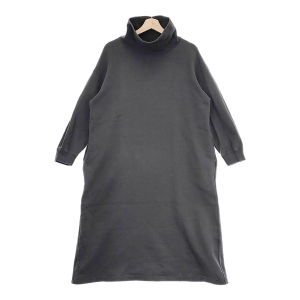 nest Robe スタンドネックスウェットワンピース 01204-1604 サイズF コットン ワンピース チャコールグレー レディース ネストローブ【中古】4-1216T△