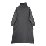 nest Robe スタンドネックスウェットワンピース 01204-1604 サイズF コットン ワンピース チャコールグレー レディース ネストローブ【中古】4-1216T△