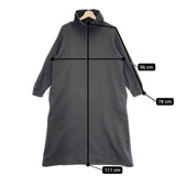 nest Robe スタンドネックスウェットワンピース 01204-1604 サイズF コットン ワンピース チャコールグレー レディース ネストローブ【中古】4-1216T△