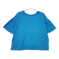 Niko and… フハクティアードフリルTシャツ 半袖Ｔシャツ カットソー ブルー レディース ニコアンド【中古】5-0515S∞