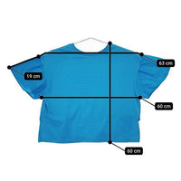 Niko and… フハクティアードフリルTシャツ 半袖Ｔシャツ カットソー ブルー レディース ニコアンド【中古】5-0515S∞