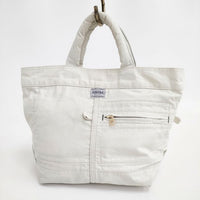 PORTER MILE マイル MINI TOTE BAG ミニ トートバッグ オフホワイト レディース ポーター【中古】5-0802G∞