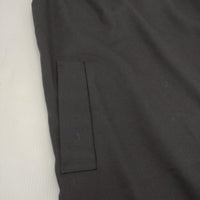 nooy アシンメトリー ギャザー ノースリーブ ワンピース ブラック レディース ヌーイ【中古】4-1207T♪