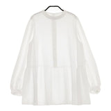 ROPE PICNIC バックティアードブラウス 38 ポリエステル ブラウス シャツ ホワイト レディース ロペピクニック【中古】5-0419M∞
