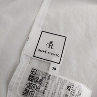 ROPE PICNIC バックティアードブラウス 38 ポリエステル ブラウス シャツ ホワイト レディース ロペピクニック【中古】5-0419M∞
