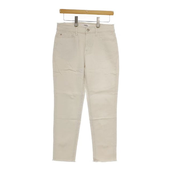 Healthy Denim H.Salt フリンジ カットオフ 加工 ジーンズ デニムパンツ オフホワイト レディース ヘルシーデニム【中古】5-0625G∞