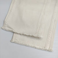 Healthy Denim H.Salt フリンジ カットオフ 加工 ジーンズ デニムパンツ オフホワイト レディース ヘルシーデニム【中古】5-0625G∞