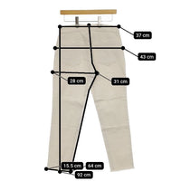 Healthy Denim H.Salt フリンジ カットオフ 加工 ジーンズ デニムパンツ オフホワイト レディース ヘルシーデニム【中古】5-0625G∞