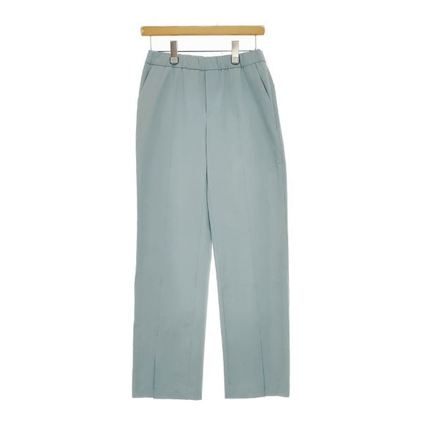 qualite ポリエステルイージースリット パンツ ライトグリーン レディース カリテ【中古】5-0301M∞