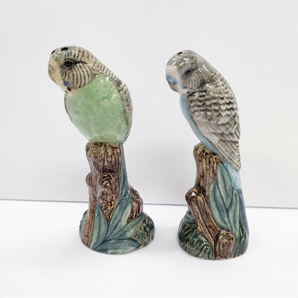 Quail Ceramics クエイル・セラミックス インコ 置物 2点セット オブジェ 多色 レディース【中古】4-1209G◎