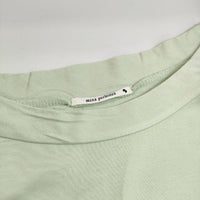 mina perhonen salute oa8181 コットン 36 長袖Ｔシャツ カットソー ロンＴ ライトグリーン レディース ミナペルホネン【中古】5-0625M∞