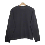 clip.tab 3244C-007 ワッフルワイドカーディガン サイズ2 クルーネック カーディガン 24AW ブラック レディース クリップタブ【中古】4-1129M♪