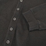 clip.tab 3244C-007 ワッフルワイドカーディガン サイズ2 クルーネック カーディガン 24AW ブラック レディース クリップタブ【中古】4-1129M♪