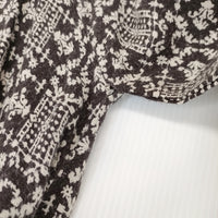 JOURNAL STANDARD レーヨンウール ギャザー ワンピース ブラウン ベージュ レディース ジャーナルスタンダード【中古】4-1207M♪
