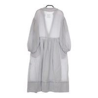 ROBE de PEAU リネン 日本製 ロングドレス 羽織 ワンピース ラベンダー レディース ローブデポー【中古】5-0301M∞