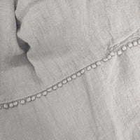 ROBE de PEAU リネン 日本製 ロングドレス 羽織 ワンピース ラベンダー レディース ローブデポー【中古】5-0301M∞