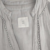 ROBE de PEAU リネン 日本製 ロングドレス 羽織 ワンピース ラベンダー レディース ローブデポー【中古】5-0301M∞