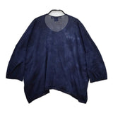 COMME des GARCONS COMME des GARCONS S19N003 後染め加工 セーター ニット ネイビー レディース コムデギャルソン/コムコム【中古】5-0301M∞