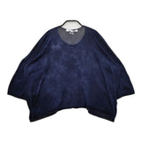 COMME des GARCONS COMME des GARCONS S19N003 後染め加工 セーター ニット ネイビー レディース コムデギャルソン/コムコム【中古】5-0301M∞