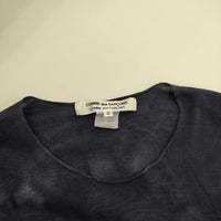 COMME des GARCONS COMME des GARCONS S19N003 後染め加工 セーター ニット ネイビー レディース コムデギャルソン/コムコム【中古】5-0301M∞