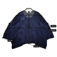 COMME des GARCONS COMME des GARCONS S19N003 後染め加工 セーター ニット ネイビー レディース コムデギャルソン/コムコム【中古】5-0301M∞
