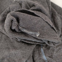 ERMANNO SCERVINO 半袖 ハイネック ロング丈 D215L301FNE ウール サイズ40 セーター ニット チャコールグレー レディース エルマンノ シェルヴィーノ【中古】4-1216T△