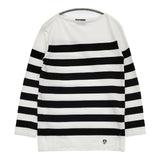 ORCIVAL/BEAUTY&YOUTH ワイドボーダー 長袖Ｔシャツ カットソー ロンＴ ホワイト ブラック レディース オーシバル/オーチバル/ビューティ&ユース【中古】5-0827M∞