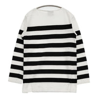 ORCIVAL/BEAUTY&YOUTH ワイドボーダー 長袖Ｔシャツ カットソー ロンＴ ホワイト ブラック レディース オーシバル/オーチバル/ビューティ&ユース【中古】5-0827M∞