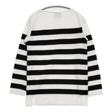 ORCIVAL/BEAUTY&YOUTH ワイドボーダー 長袖Ｔシャツ カットソー ロンＴ ホワイト ブラック レディース オーシバル/オーチバル/ビューティ&ユース【中古】5-0827M∞