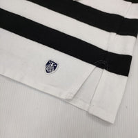 ORCIVAL/BEAUTY&YOUTH ワイドボーダー 長袖Ｔシャツ カットソー ロンＴ ホワイト ブラック レディース オーシバル/オーチバル/ビューティ&ユース【中古】5-0827M∞