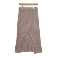 Whim Gazette リネンコットン ロングスカート ベージュ レディース ウィムガゼット【中古】5-0301M∞