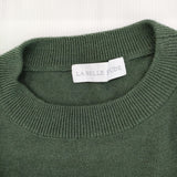 la belle Etude 43606009 ボリュームスリーブ セーター 七分袖 サイズF ニット グリーン レディース ラベルエチュード【中古】4-1216T△