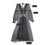 Ameri VINTAGE SHIRRING PLEATS DRESS レース 刺繍 サイズM ワンピース 20SS ブルーグレー レディース アメリヴィンテージ【中古】5-0216M♪