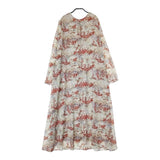 AMERI ニット セットアップ TOILE DE JOUY WITH KNIT DRESS ワンピース ベージュ レッド レディース アメリ【中古】5-0119M∞