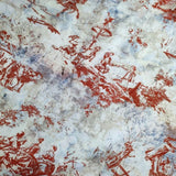 AMERI ニット セットアップ TOILE DE JOUY WITH KNIT DRESS ワンピース ベージュ レッド レディース アメリ【中古】5-0119M∞