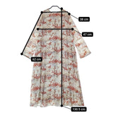 AMERI ニット セットアップ TOILE DE JOUY WITH KNIT DRESS ワンピース ベージュ レッド レディース アメリ【中古】5-0119M∞