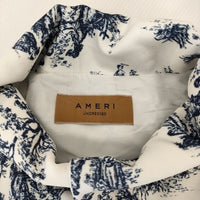AMERI UNDRESSED AVA TURTLE NECK DRESS タートルネックドレス ワンピース ホワイト ブルー レディース アメリ【中古】5-0224M∞