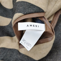 Ameri VINTAGE 02120740100 サイズF リバーシブルカラーポンチョ ポンチョ ベージュ ブラック レディース アメリヴィンテージ【中古】4-1129T♪